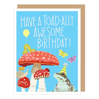 Toad and Toadstools Birthday Card - Lemon And Lavender Toronto