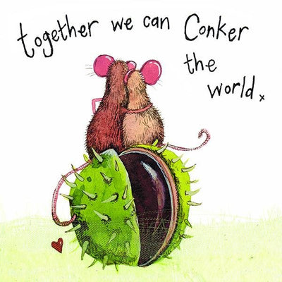 Together we can Conker - Mini Card - Lemon And Lavender Toronto
