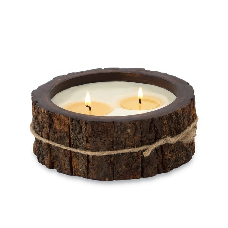 TREE BARK CANDLE, MEDIUM CAMPFIRE - Lemon And Lavender Toronto