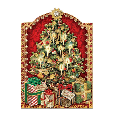 Tree With Presents Boxed Holiday Cards - Set of 12 - Lemon And Lavender Toronto