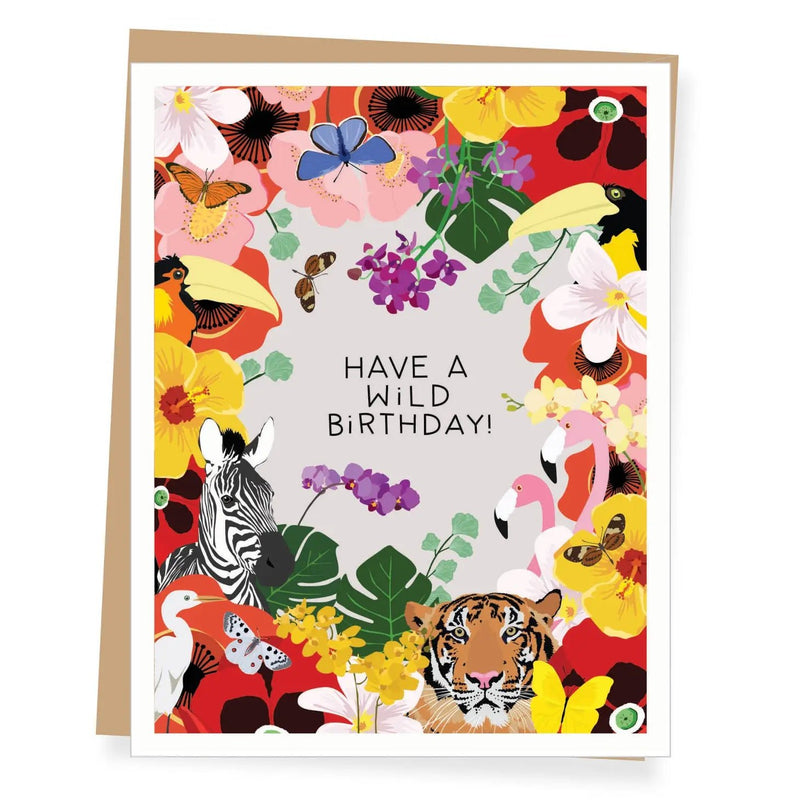 Tropical Birthday Card - Lemon And Lavender Toronto