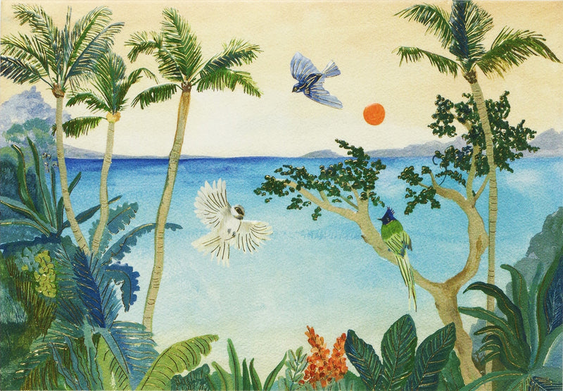Tropical Paradise Thank you Boxed Cards - Lemon And Lavender Toronto