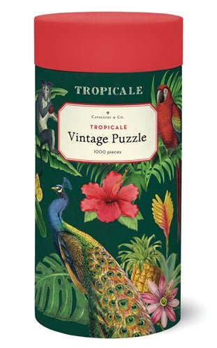 Tropicale 1,000 Piece Puzzle - Cavallini - Lemon And Lavender Toronto