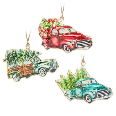 Truck with Tree Ornament-SOLD INDIVIDUALLY - Lemon And Lavender Toronto