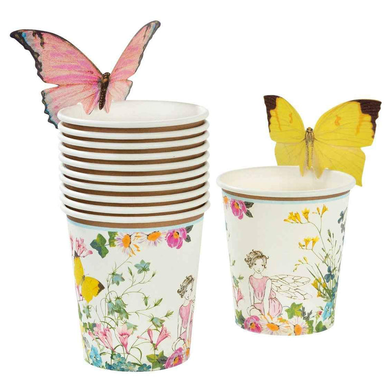 Truly Fairy Paper Cups with Butterfly Detail - Lemon And Lavender Toronto