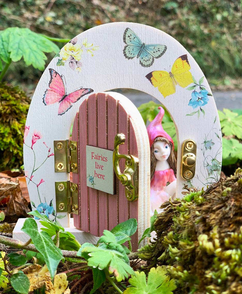 Truly Fairy Wooden Fairy Door - Lemon And Lavender Toronto