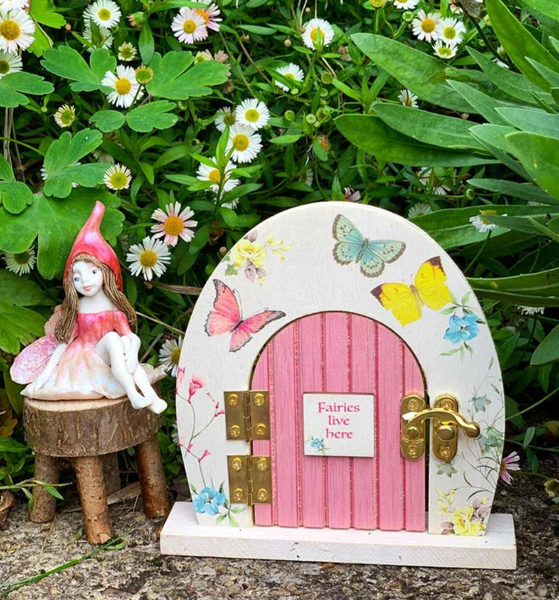 Truly Fairy Wooden Fairy Door - Lemon And Lavender Toronto