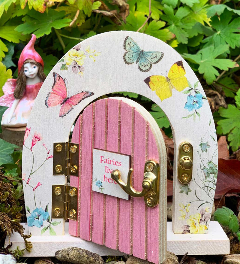 Truly Fairy Wooden Fairy Door - Lemon And Lavender Toronto