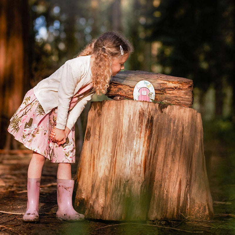 Truly Fairy Wooden Fairy Door - Lemon And Lavender Toronto