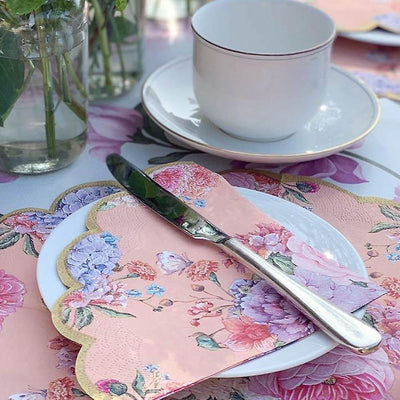Truly Scrumptious Scalloped Paper Party Napkin. - Lemon And Lavender Toronto