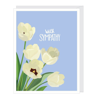 Tulips Sympathy Card - Lemon And Lavender Toronto