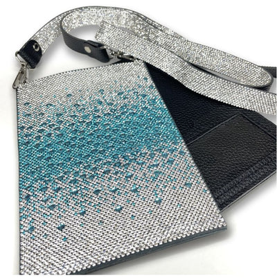 Turquoise Ombre Crystal Cellphone Purse - Lemon And Lavender Toronto