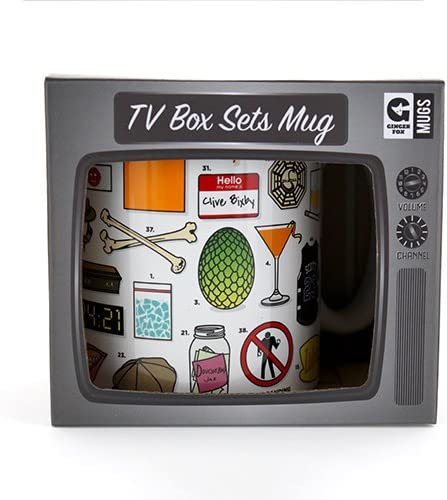 TV Box Set Mug- Name These TV Shows - Lemon And Lavender Toronto
