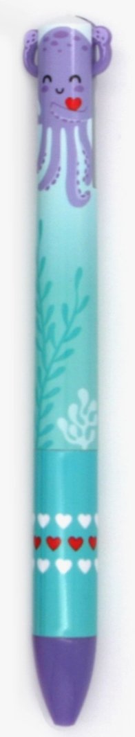 Twice As Nice - Rainbow 2 Color Click Pen - Lemon And Lavender Toronto