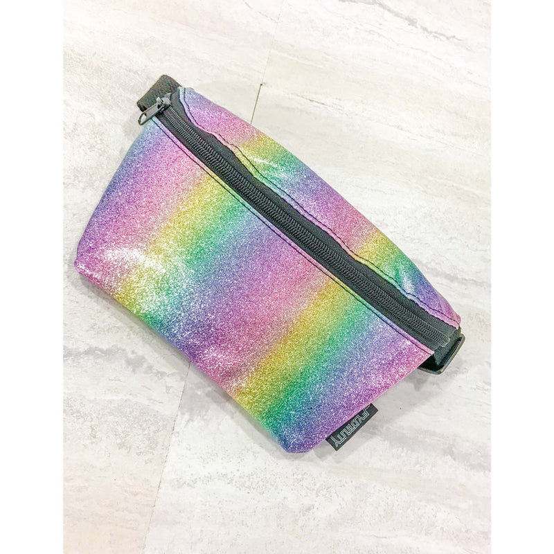 Ultra Slim Rainbow Glitter Fanny Pack - Lemon And Lavender Toronto