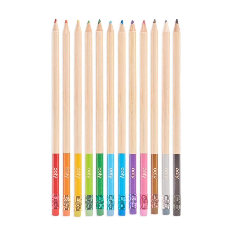 Un-Mistake-Ables! Coloured Erasable Pencils - OOLY - Lemon And Lavender Toronto