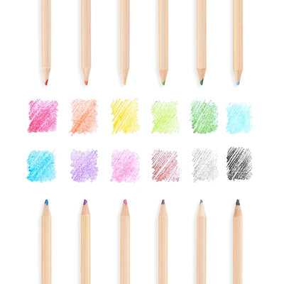 Un-Mistake-Ables! Coloured Erasable Pencils - OOLY - Lemon And Lavender Toronto