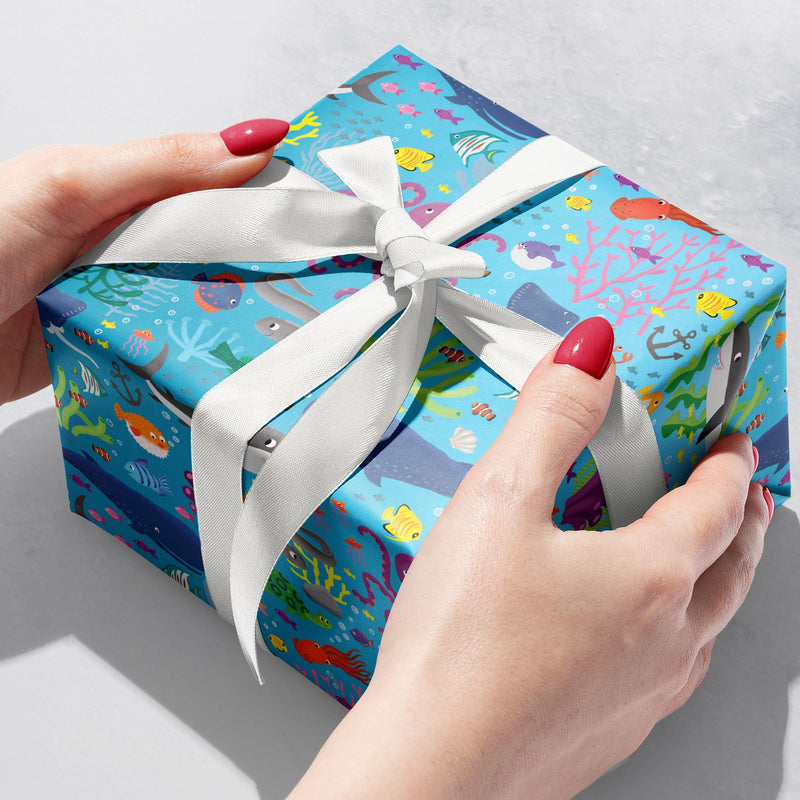 Under the Sea Gift Wrap Roll - Lemon And Lavender Toronto