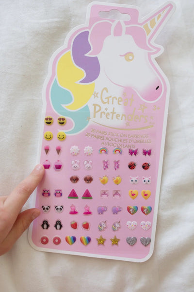 Unicorn Sticker Earrings - Lemon And Lavender Toronto