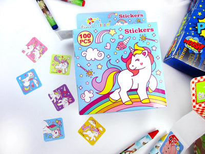 Unicorn Stickers 100 Stickers/Dispenser - Lemon And Lavender Toronto
