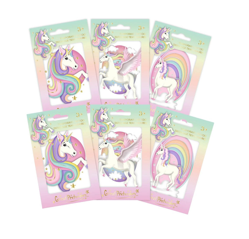 Unicorn Tattoo - Sold Individually - Lemon And Lavender Toronto