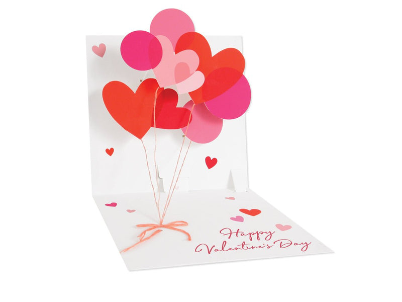 Valentine Balloons - Pop Up Valentine Card - Lemon And Lavender Toronto