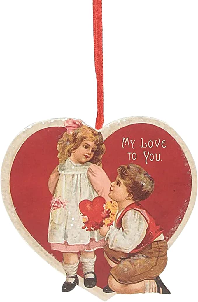 Valentine Children Dummy Board Ornament - Lemon And Lavender Toronto