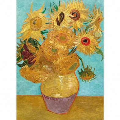 Vase with 12 Sunflowers Card - Lemon And Lavender Toronto