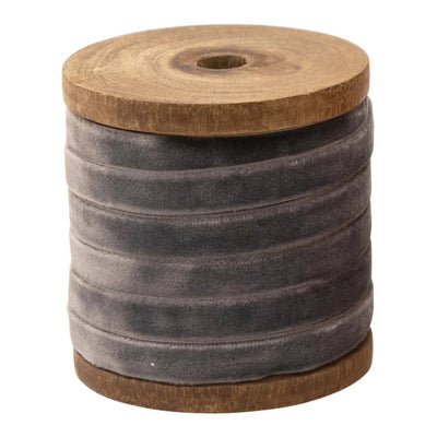 Velvet Ribbon On Wooden Spool - Lemon And Lavender Toronto