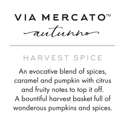 Via Mercato Autunno Candle - Harvest Spice - Lemon And Lavender Toronto