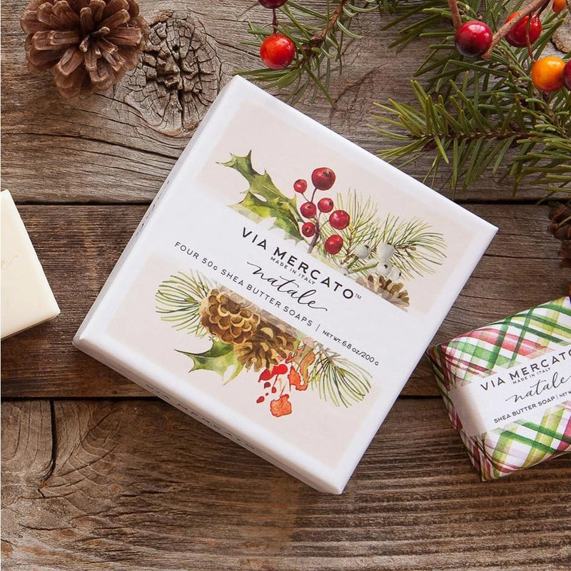 Via Mercato Natale Gift Set Soap - Lemon And Lavender Toronto