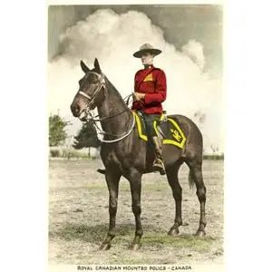 Vintage Canadian Mountie Postcard - Lemon And Lavender Toronto