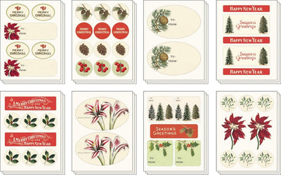 Vintage Christmas Stickers - Lemon And Lavender Toronto