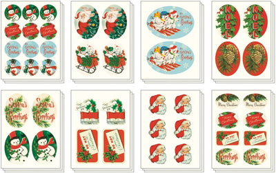Vintage Christmas Stickers - Lemon And Lavender Toronto