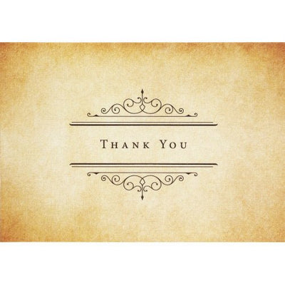 Vintage Thank You Boxed Cards - Lemon And Lavender Toronto