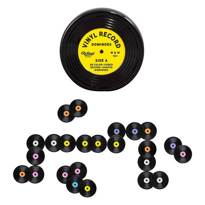 Vinyl Record Shaped Dominoes - Lemon And Lavender Toronto