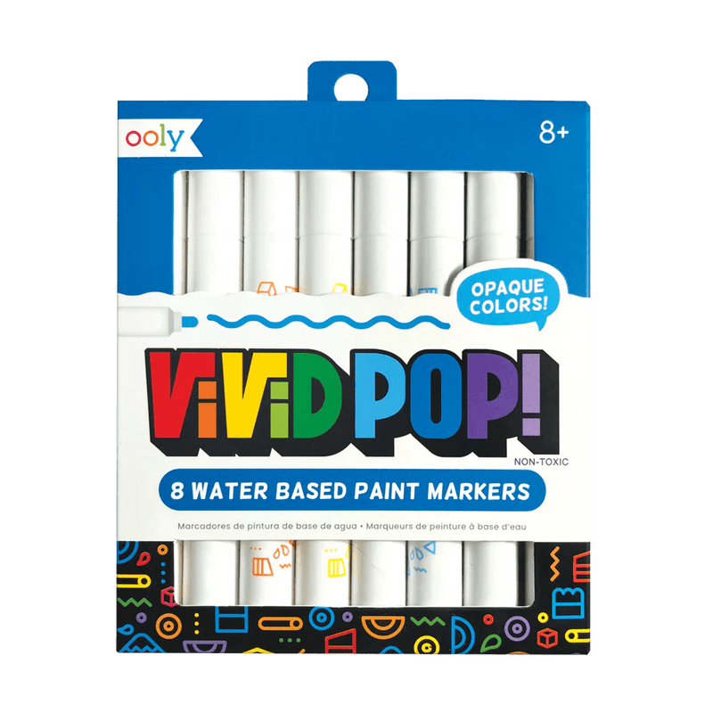 Vivid Pop! Water Based Paint Markers - Set of 8 - Lemon And Lavender Toronto