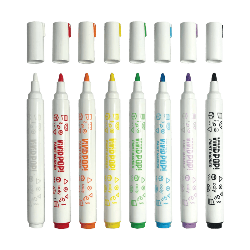 Vivid Pop! Water Based Paint Markers - Set of 8 - Lemon And Lavender Toronto