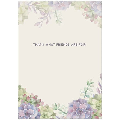 Want You To Know Friendship - Care Card - Lemon And Lavender Toronto