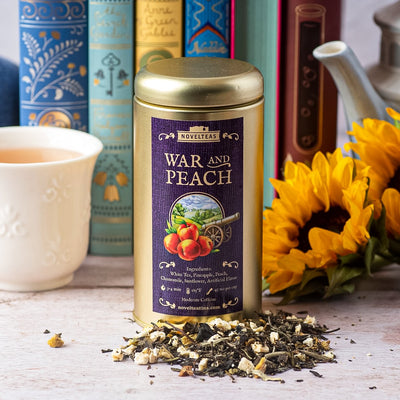 War and Peach - Leo Tolstoy Loose Tea Tin for Book Lovers - Lemon And Lavender Toronto
