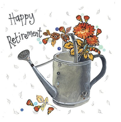 Watering Can Retirement-Large Card - Lemon And Lavender Toronto