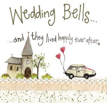 Wedding Bells.... and they lived happily ever after ❤️- Card - Lemon And Lavender Toronto