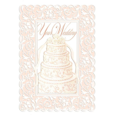 Wedding Cake Card - Lemon And Lavender Toronto