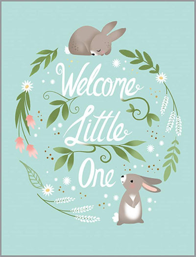 Welcome Little One Card - Lemon And Lavender Toronto