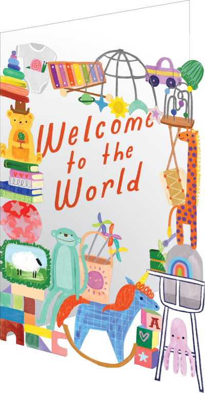 Welcome to the world Card - Lemon And Lavender Toronto