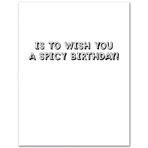 What I Really Really Want-Birthday Card - Lemon And Lavender Toronto
