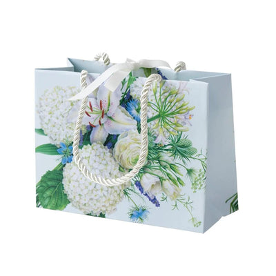 White Blooms Small Gift Bag - Lemon And Lavender Toronto