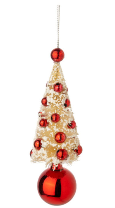 White Bristle Tree Ornament - Lemon And Lavender Toronto