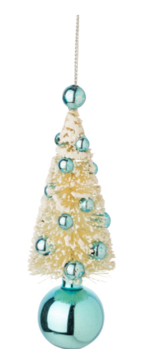 White Bristle Tree Ornament - Lemon And Lavender Toronto