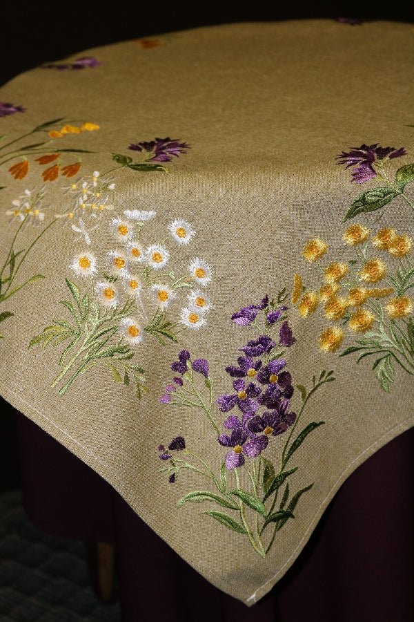 Wildflower Table Linen Square - Lemon And Lavender Toronto